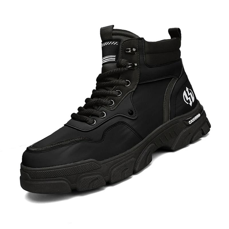 Men Sneakers 2024 Outdoor Breathable Boots Outdoor Hiking Winter Shoes Light Non-slip Men Desert Ankle Boots Chelsea Boots Men