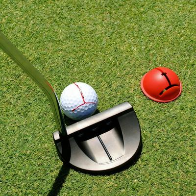 3 Piezas Herramienta de Alineación de Bola de Golf Impacto Marcador de Bola Plantilla Línea de Objetivo Cara del Putter Precisa Ayuda para el Putting de Precisión