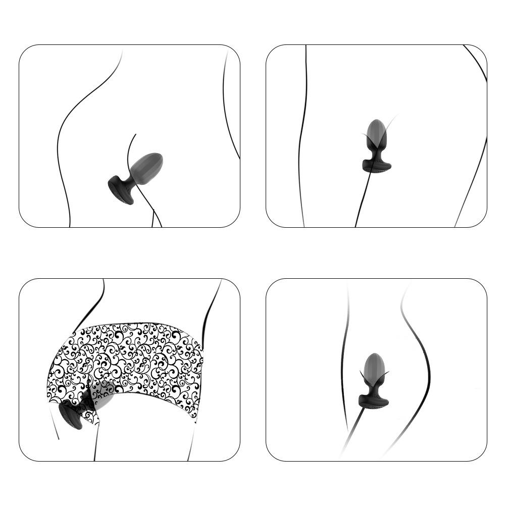 Anal Plug APP Control Vibrating Butt Plug for Men Women Wireless Bluetooth Anal Vibrator Prostate Ass Sex Toys for Adults Male