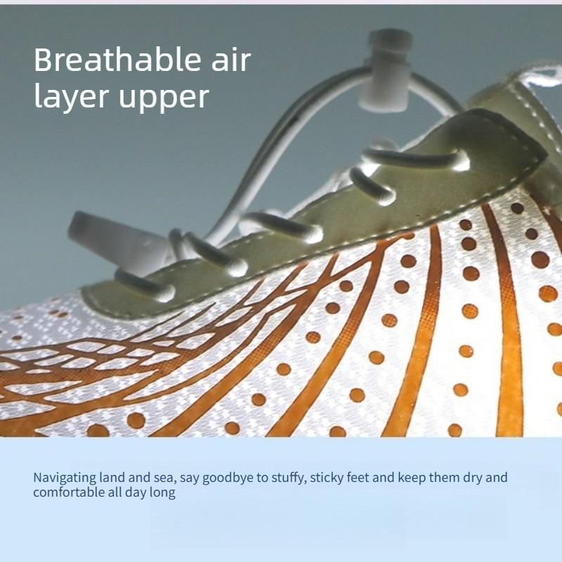 Quick Dry Aqua Shoes Men Women Non-slip Beach Wading Sneakers Breathable Soft Water Sports Footwear for Surfing Swimming