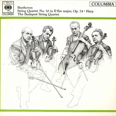 LP Record BUSCH STRING QUARTET  BeethovenString Quartet No.10 In E OL137 COLUMBIA 1963 Japan Classical Used