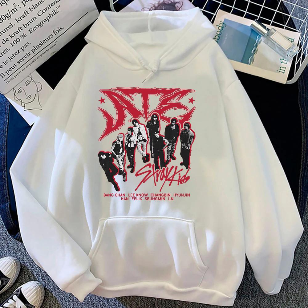 Ate CHK CHK BOOM Who Hoodie Fashion Retro 90s Women Harajuku Hoodies Unisex Autumn Winter Aesthetic Pullovers Sweatshirt Vintage