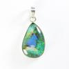 Natural Aurora Opal 25.65 Ct 925 Sterling Silver Pendant best Gift