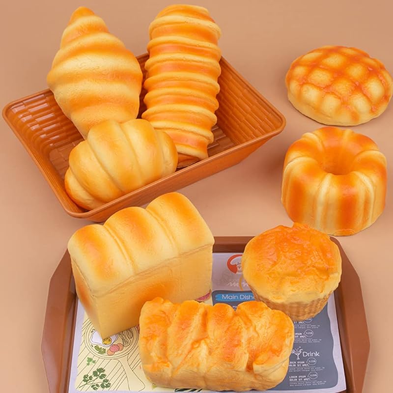 Funny Artificial Bread Concentration Training Toy for Kids for Anxiety Relief Sensory Play and Stress Relief