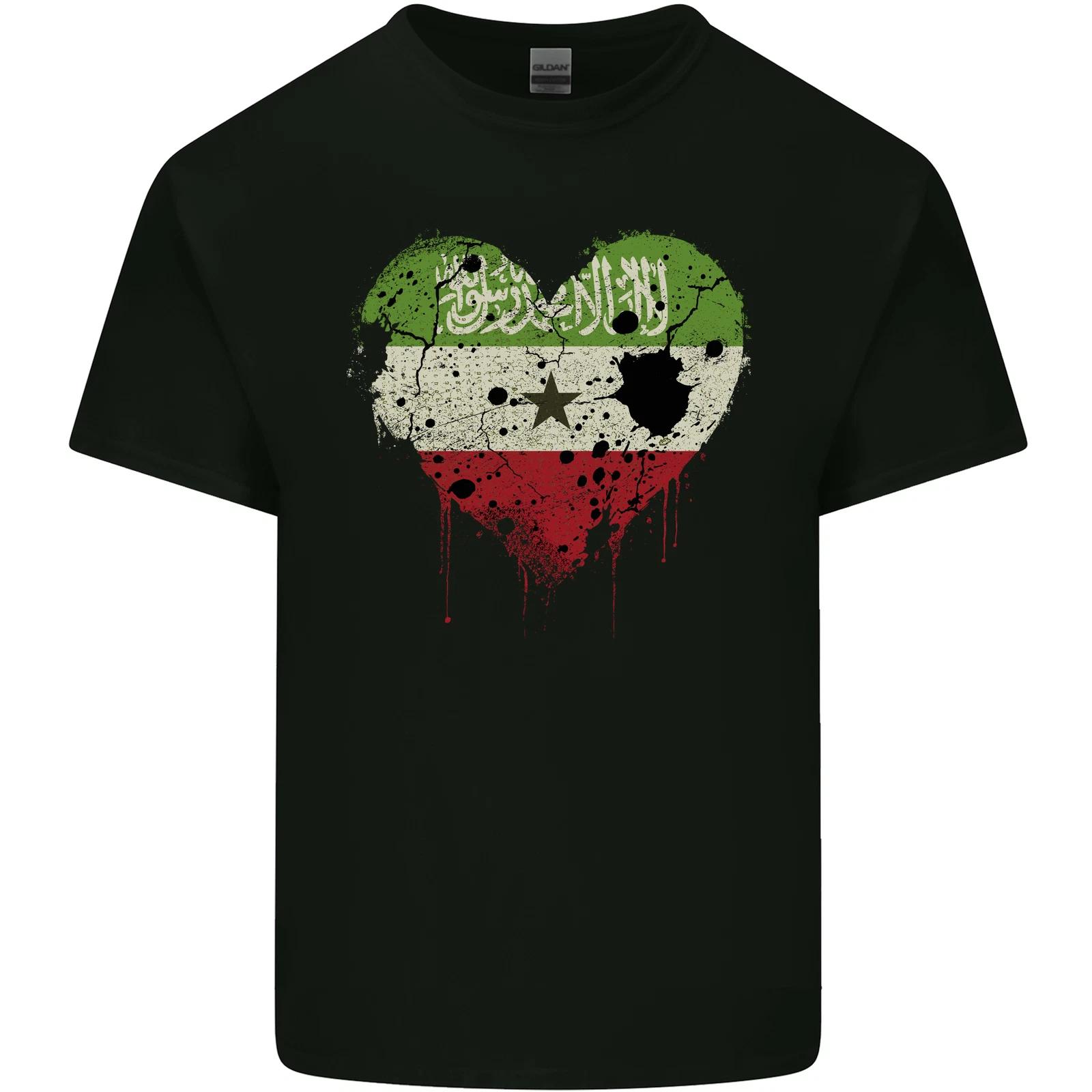 Love Flag Somaliland Football Kids T-Shirt Childrens S