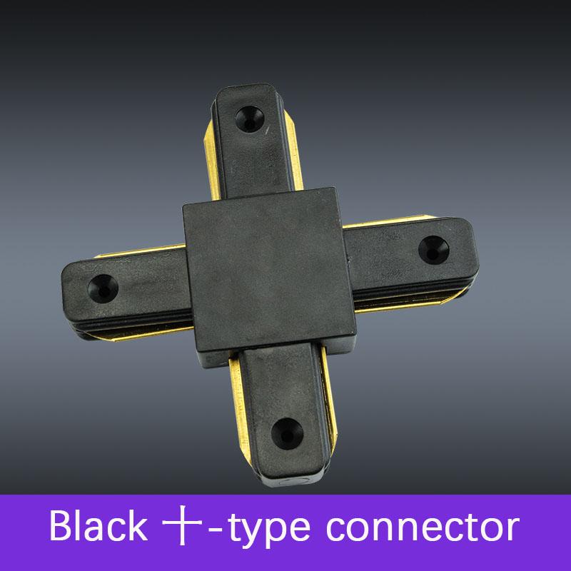1pcs led Track light rail 50cm PVC white  black lead rail connectors rail 2 Wire bracket accessories