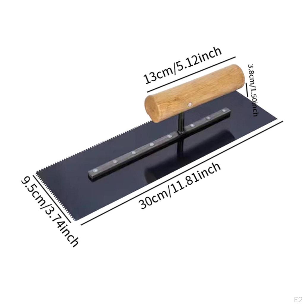 Verputzkelle Pro Holzbodenwerkzeug Leichtgewicht, ergonomisches Design, flache Endbearbeitungshand