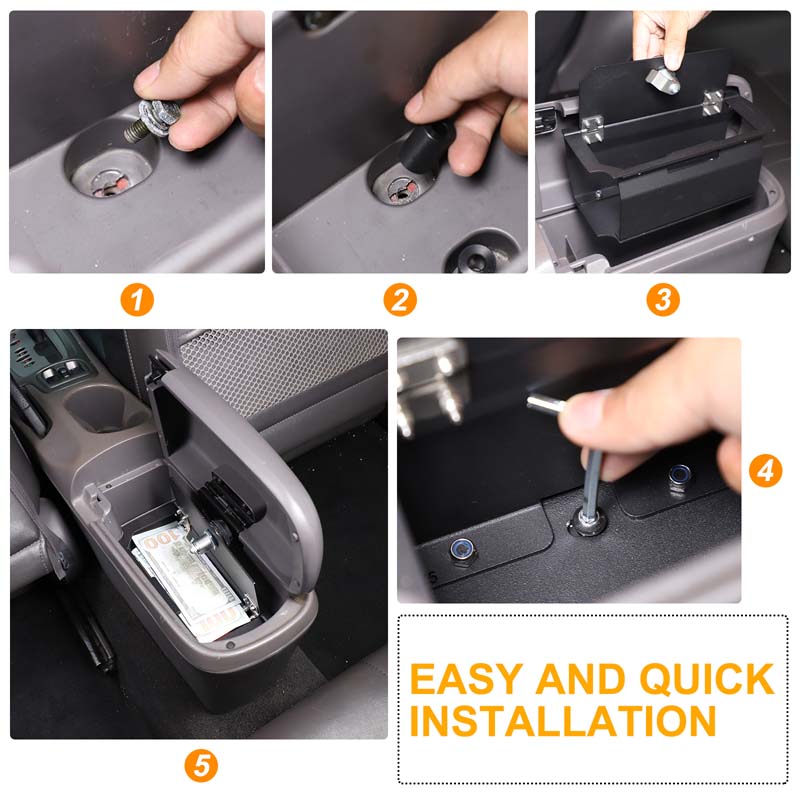 Carbon Steel For Toyota Celica Coupe 1999-2005 Password Lock Security Safe Box Armrest Storage Privacy Protection Accessories