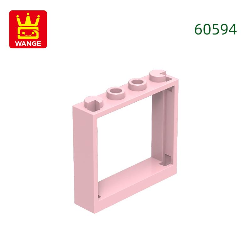 54Pcs/lot 60594 Window Frame 1x4x3 Constructing Bricks Moc Accessories Fits with Construction Bricks DIY Youngsters Play kits