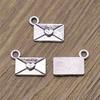 20pcs Mini Envelope Love Letter Pendant, DIY Retro Accessory Pendant 12 * 9mm.