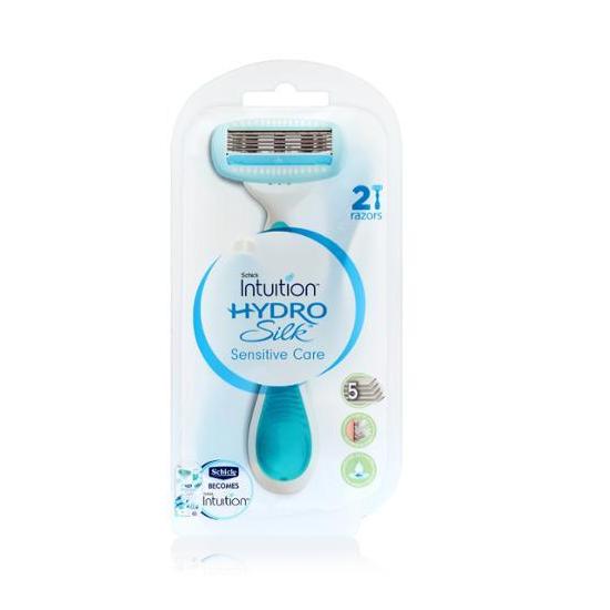 Schick Hydro Silk Portable Hair Epilator (5 Blades, Gel Attachment)