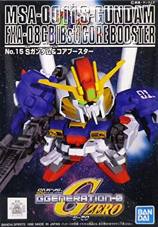 

Пластиковая модель SD Gundam S Gundam Core Booster G-GENERATION № 15 и