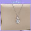 Exquisite Zircon Necklace Super Sparkling Inlaid Simple Collarbone Chain Jewelry Pendant Female Korean Light Luxury Niche High-end