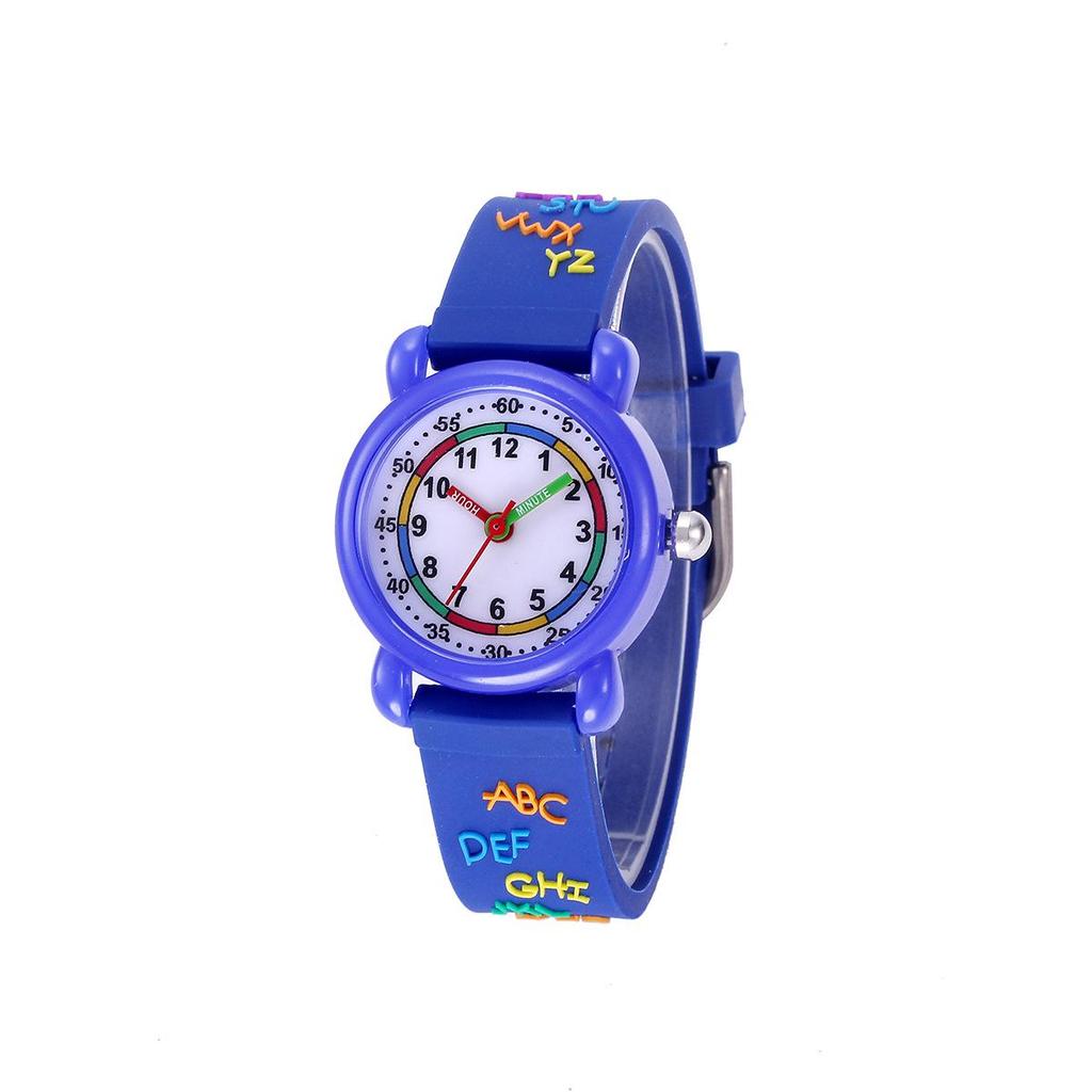Children's 3D Cartoon Waterproof Quartz Watch for Primary School Students