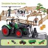 Children's Remote Control Harvester Tractor Toy - Educational Inertial Model for Kids 3+