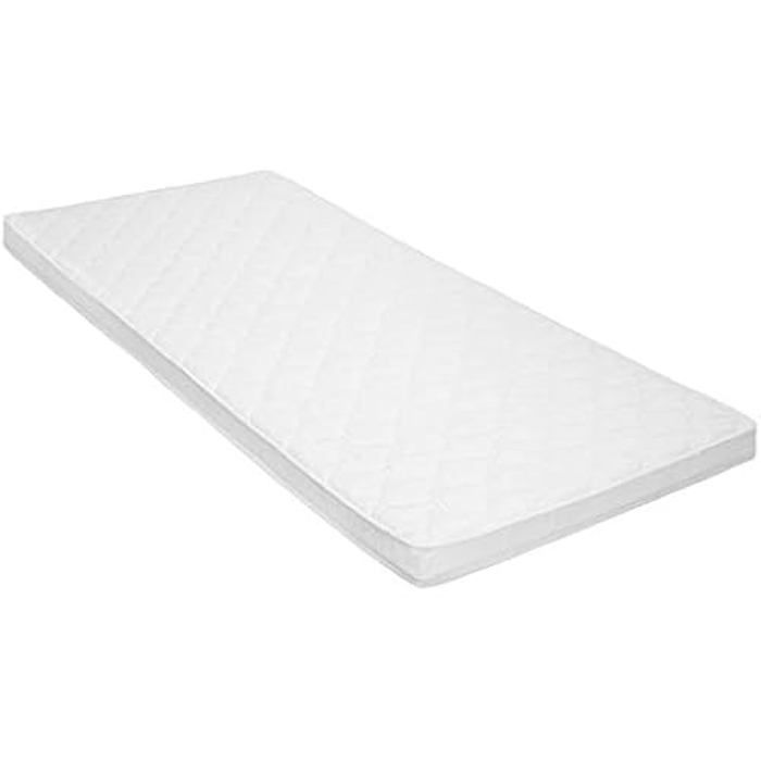 Alèse de Matelas - VIDAXL - 80 x 200 cm - Mousse Polyuréthane 6 cm - Housse Lavable - Respirante