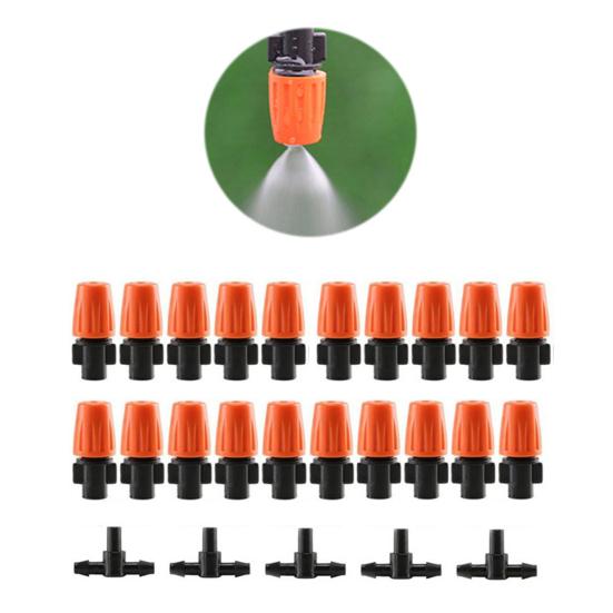 

1 комплект, простая сборка, антикоррозийный набор капельных эмиттеров, пластиковый автоматический многоцелевой набор спринклеров для орошения для сада 10M