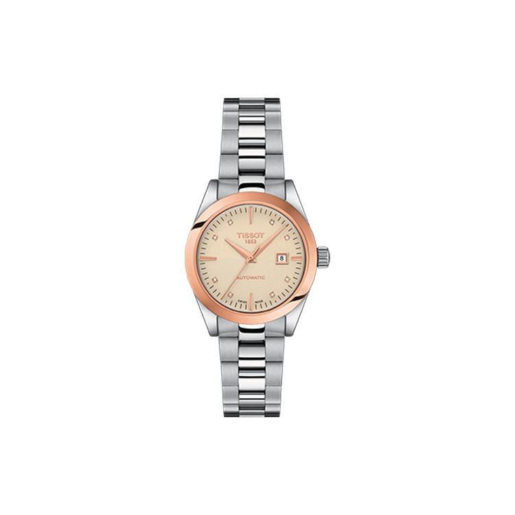 

TISSOT Mingyuan Collection Automatic Mechanical Movement Women s Watch 29mm Gold Dial Stainless Steel Case T930.007.41.266.00 Gold Dial