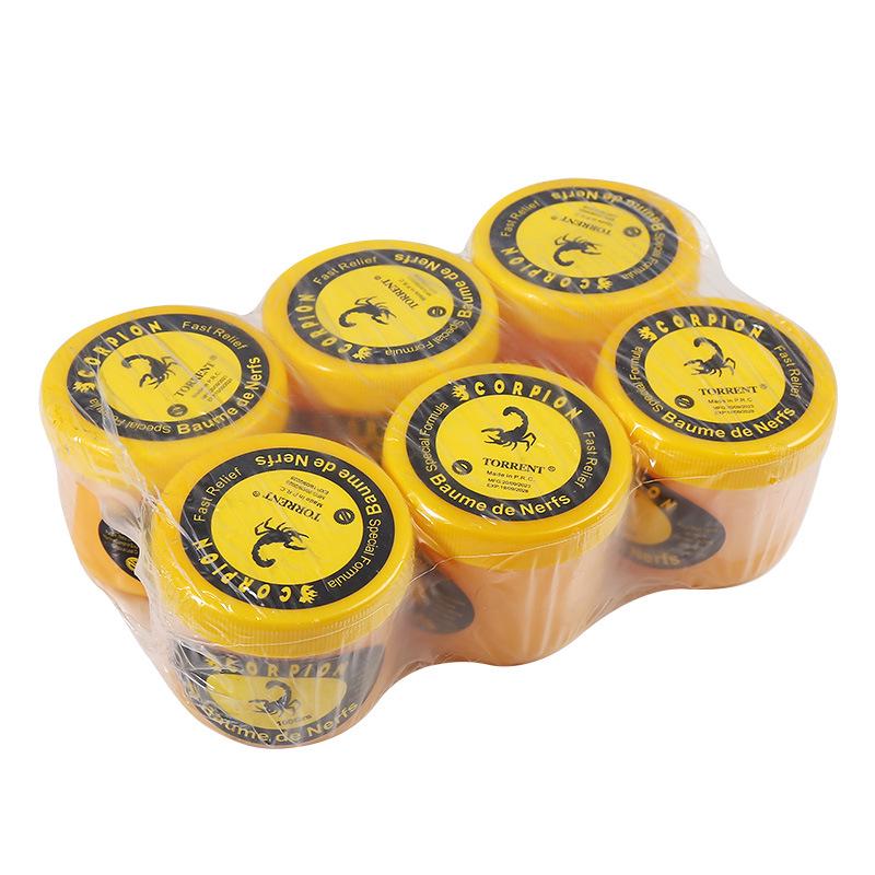 Peppermint Scorpion Ointment: 30g, 60g, 100g - Tiger Balm Cooling Oil for Refreshment and Alertness, Ideal for Travel.