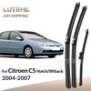 LUTEHIL Scheibenwischer für Citroen C5 MK1 2004-2007 2005 2006 Front- und Heckscheibenwischer Windschutzscheibe Windschutzscheibe Fensterwischer 26"+19"+15"""