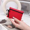 Canvas Mini Coin Purse Simple Zipper Storage Pouch Money Pocket Cute Wallet for Women Men Kids