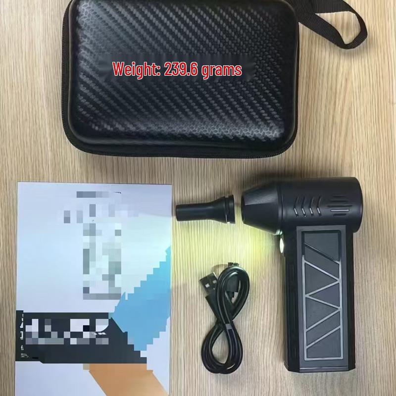 ZY7400 High-Speed Brushless Mini Portable Fan & Handheld Wireless Hair Dryer