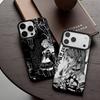 Funda para teléfono M-Misa D-Death N-Note para iPhone 17, 16, 15, 14, 13, 12, 11 Plus, Pro Max, color plata caramelo, interior chapado.