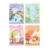 20pcs/pack Ins PET Sticker Book Landscape Stickers for Scrapbooking Journaling DIY Crafts Planners Art Supplies