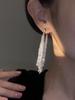 High-end Zircon Tassel Earrings for Women