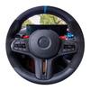 mkacg4 For BMW G20 G21 G22 G26 G30 G32 G42 F44 Real Carbon Fiber Car Steering Wheel Frame Cover M Performance Interior Replacment Kit