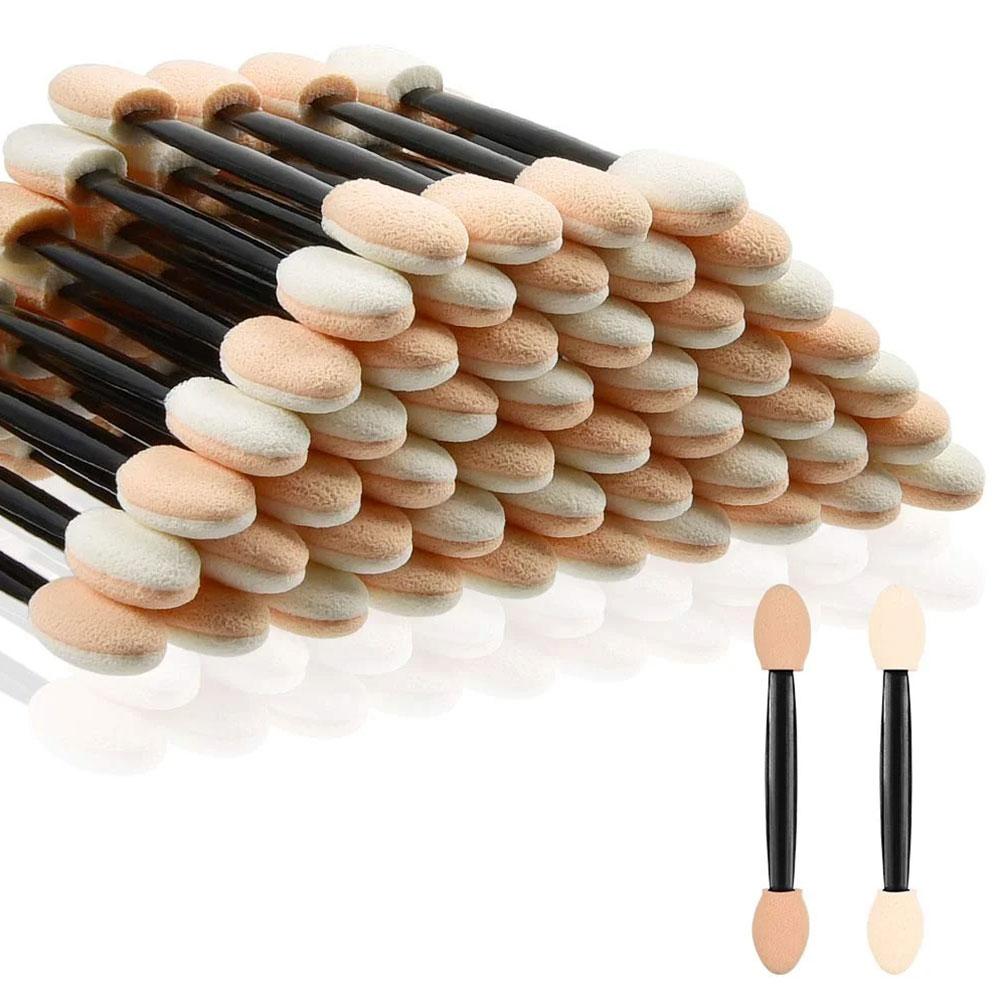 High-quality Disposable Latex Sponge Eye Shadow Stick Brush Small Tools Eye In Makeup Shadow Ey E0N4