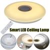 Lampada da soffitto a LED intelligente moderna WiFi da 40 cm e 500 W, app RGB, Bluetooth, musica, luce per la casa con telecomando