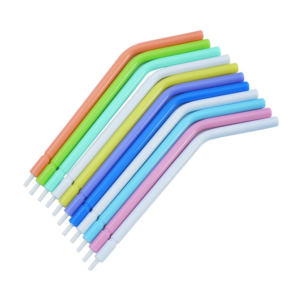 250Pcs Dental Air Water Syringe With Plastic Core Nozzles Tips Tubes Disposable 3-Way Triple  Teeth Whitening Dentist Instrument