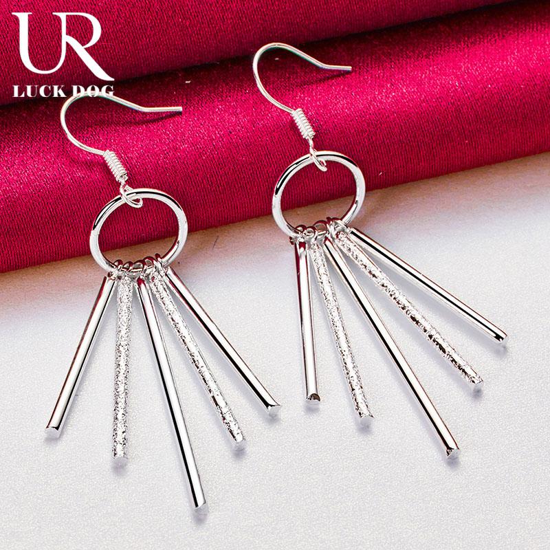 Cercei piercing cu ciucuri din argint 925 Bijuterii la modă pentru nuntă