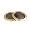 uxcell Speaker Grill Mesh Subwoofer Grille Clill Cover Decorative Circle Grill Protector 50mm 2pcs Gold Tone