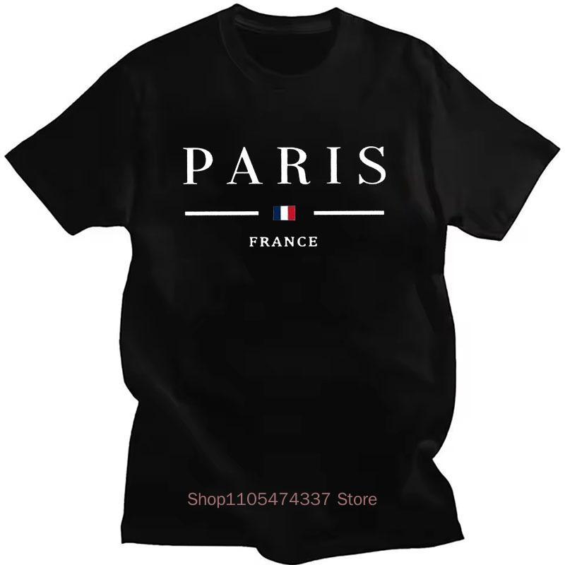 Unisexs Clothing Paris France Graphic Print Tshirts Summer Casual Fashion Loose Tops High Quality Oneck Short Sleeve Tees