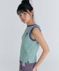 Peulleoti Vintage Dot Button Top In Mint