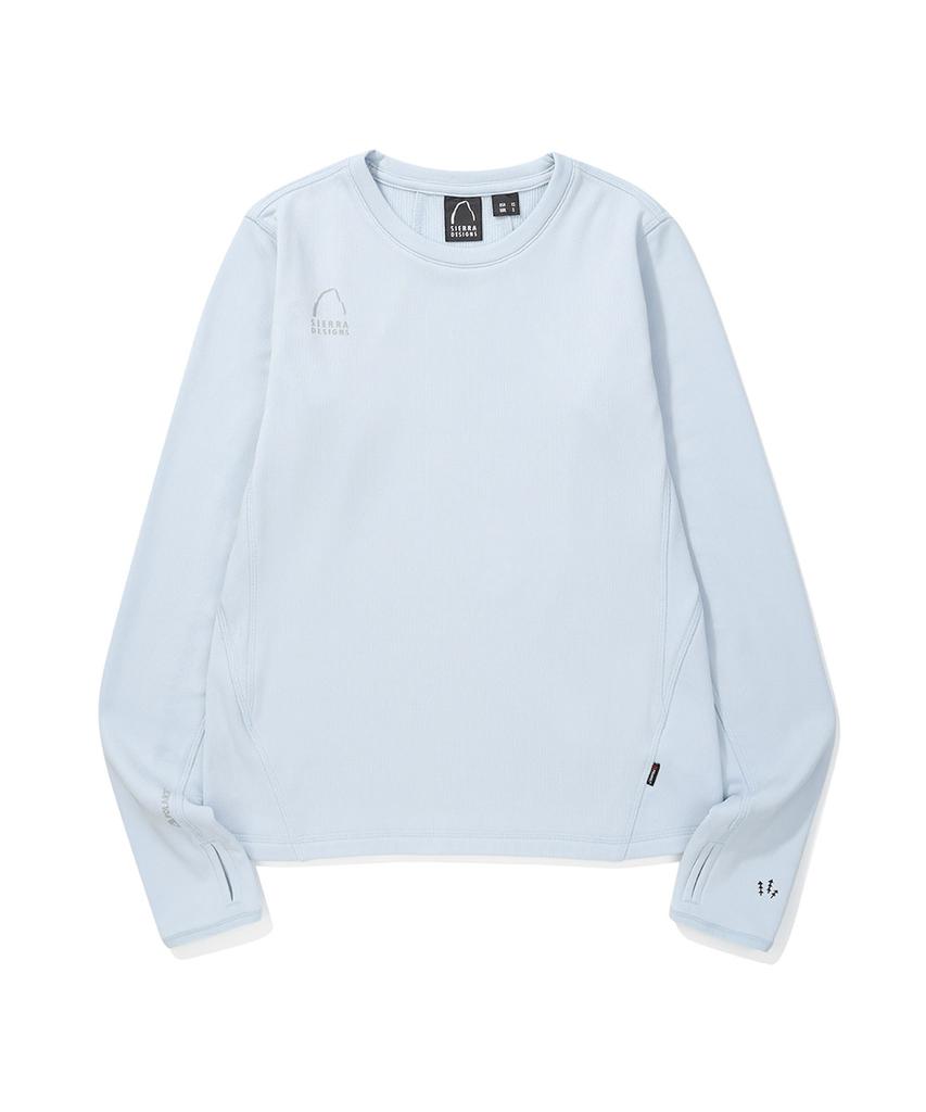 SIERRA DESIGNS W) Mendenhall Polartec Power Grid Slim Fit Long Sleeve L.Skyblue