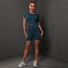JYL Seamless Knit Yoga Set Hip Lifting Shorts Running Fitness Outfit