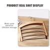 Solid Wood Multifunctional Multi-Tier Trouser Rack Household Wooden Coat Rack Towel Scarf Tie Storage Rack Flocking Non-Marking