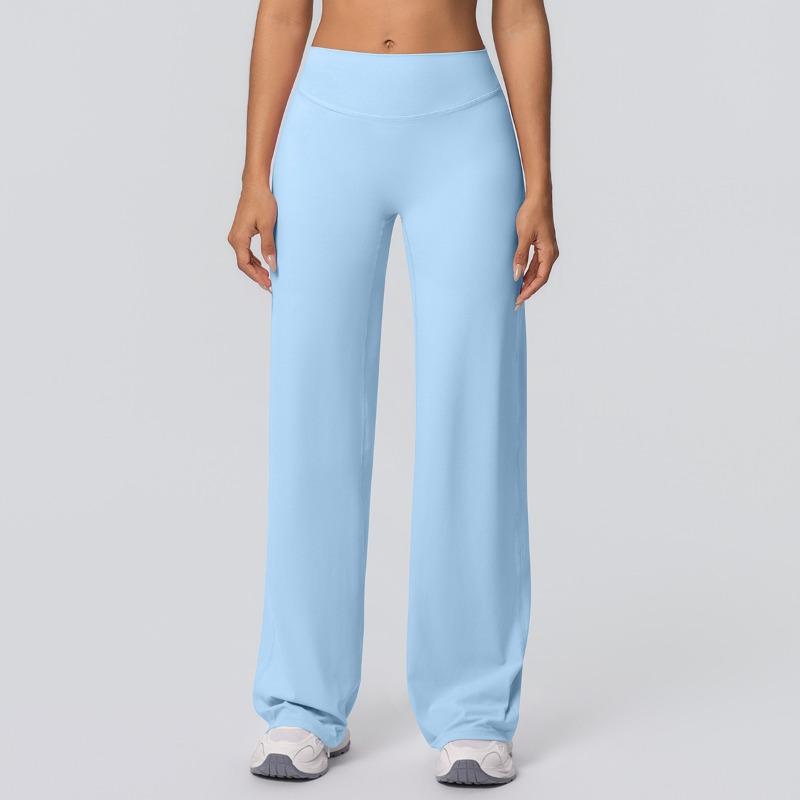 Yoga pants Thin skin-friendly high-waisted straight-leg pants Loose and thin yoga clothes Sports outdoor fitness clothes