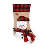 New Christmas Decoration Linen 3D Cartoon Christmas Socks Children's Gift Candy Bag