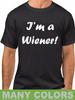 I'm a Wiener Funny T Shirt Oktoberfest Sausage Dog Hotdog BBQ Food Party Gift