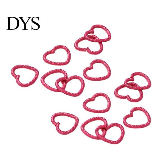 Broken Hair Fixer 50Pcs Girl Hairpins Easy to Wear Heart-Shaped Comfortable Accessory Vibrant Color Decorative Clips Clip