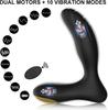 Prostate Vibrating Massager Anal Toys with Remote Control Personal P Spot Male Vibrator Rechargeable Butt Plug with 10 Vibrations  Sex Toys