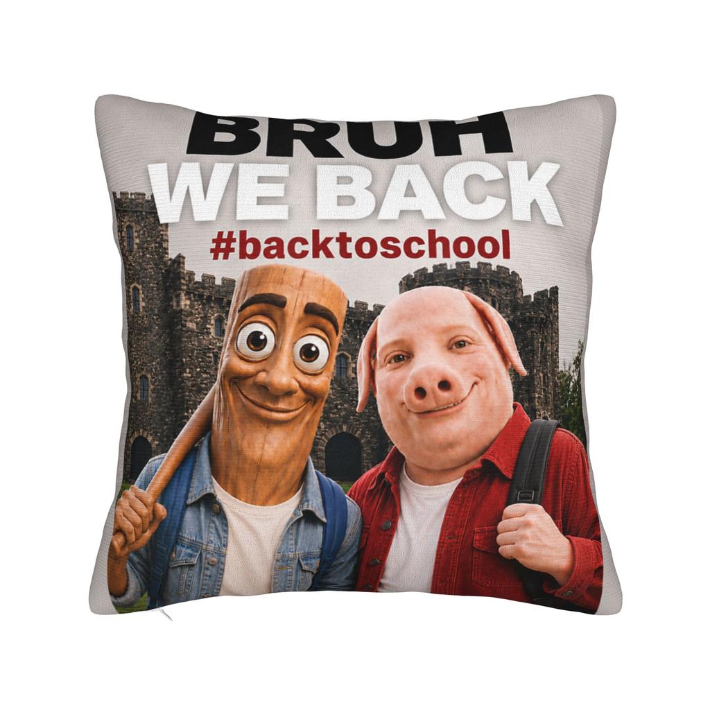 Pillow Cover Season Turkey Hunting Thanksgiving Meme Funny Pillow Case For Sofa Bedroom Home Decor Pillowcases