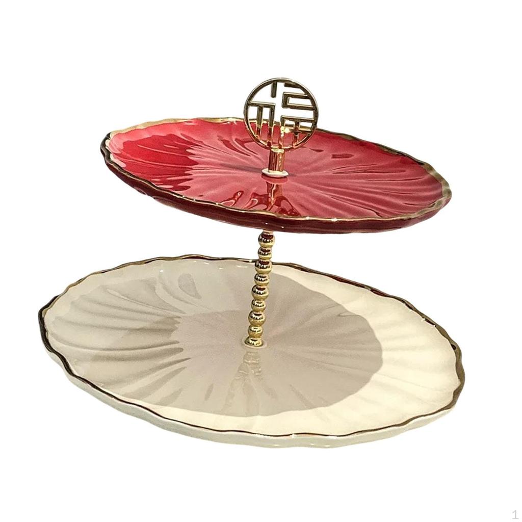 Layered Cake Stand Cupcake Holder Light Luxury Display Candy Plate Dessert Tiered Serving Tray