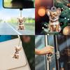 Acrylic Lively Cartoon Rearview Mirror Ornament For Festive Car Interior Decor