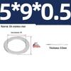 304 Stainless Steel Ultra-Thin Flat Washers - Available in Thickness: 0.1mm, 0.2mm, 0.3mm, 0.5mm