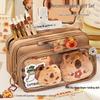 2024 Capybara Multi-layer Large Capacity Pencil Case for First Grade Girls